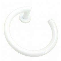 Wagner - Toallero aro blanco mate