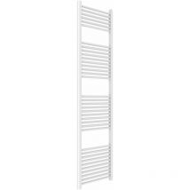 Ercos - Toallero calefactable hidráulico 180 x 50 cm, color blanco Tekno ASTEKF901005001800 L500 H1800 Z450