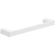 Kiamami Valentina - Toallero De 35 Cm De Latón Cromado Blanco Mate - Fijación Con Tornillos IncluidaGiacinto