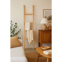 Biscottini - Toallero de escalera de madera moderno para baño suelo, de pie, escalera decorativa a pared, escalera, colgador de toallas