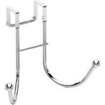 7house - Toallero de Puerta con 2 Ganchos 4.5x9.5x12cm