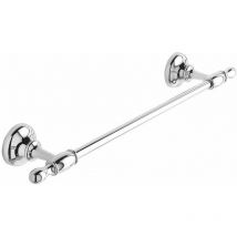 Capannoli - Toallero de latón cromado, longitud 45 cm Serie900 905/45 33 Cromo - L.450