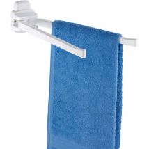 Wenko - 17938100 Toallero mural con 2 brazos mviles Pure