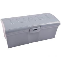 Buri - Toastbrotbox Brotkasten Sandwichtoastbox Brotdose Aufbewahrungsbox Vorratsdose - Grau