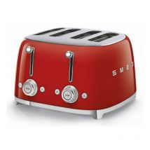 Toaster 4 tranches rouge - Smeg