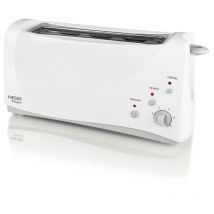 Haeger - Brottoaster bulgari 1000w - 1 extra langer Schlitz - 6 Toastpositionen - Aufwärm-/Auftaufunktion - extra Boost-Position