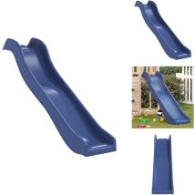 Toboggan de jeu bleu 174x38 cm polypropylène - Toboggan Enfant - Toboggan Extérieur - Aire De Jeux - Jeux En Plein Air - Jouet Enfant