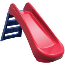 Toboggan pliable premier âge plastique rouge et bleu