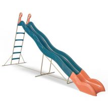 Trigano - Toboggan valou Bleu 3,80 m, 3-12 ans
