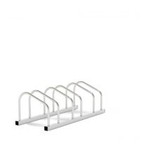 Toboli Fahrradständer Für 3 Fahrräder 70,5x32x26cm Aus Verzinktem Stahl Für Drinnen Und Draußen Geeignet Für Boden- Und Wandmontage Reihenparker 