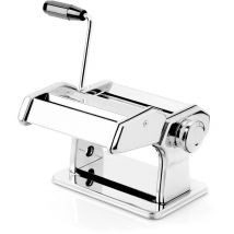 Machine à pâtes manuelle – 21 x 20 x 15 cm – en Acier inox – Rouleau avec Épaisseur de nouilles réglable 2-6 mm – Laminoir pates matériel de Cuisine