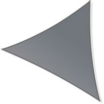 Voile d'ombrage Triangulaire 3x3x4,2m Protection Vent Soleil uv 30+ Auvent Jardin Balcon - Toboli