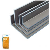 Tocador Wedi Mensolo l 260 x 20 x 20 + pegamento 320