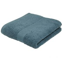 Asciugamano da bagno in cotone 50 x 90 tinta unita Essential Pavone - Today