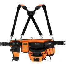 Todeco - Ceinture porte Outils, Sacoche à Outils avec Baudrier réglable, Ceinture Bricolage magnétique, Ceinture Outils pour La Fixation Des Vis,
