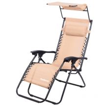 Todeco - Chaise Longue Transat Jardin Plein Air, Transat de Plage Pliable avec Pare Soleil, Bain de Soleil avec Repose-tête, daccoudoirs Réglables,