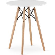 TODI Table ronde 60cm - blanc
