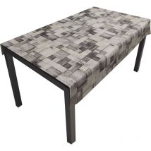 Nappe pvc Base Polyester Anti-taches Bois 140X160 cm