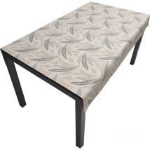 Nappe pvc Base Polyester Anti-taches Pointes 140X250 cm