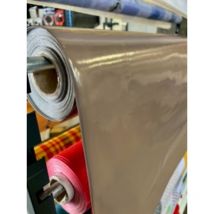 Toile cirée Unie - Au mètre - Imperméable - Anti-Tâches - 220 x 140 cm - Taupe.