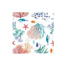 Toile Cirée Déco Caraïbes 140cmx20ml - ACCESS DECO