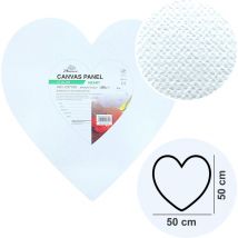 Toile COEUR PANNEAU 50cm peinture plate toile coton 260g Phoenix