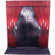Toile de fond pour photographie effrayante d'Halloween