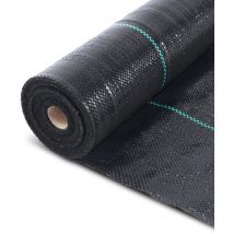 Toile de paillage contre les mauvaises herbes 50Mx2M Anti-UV 100g/m2