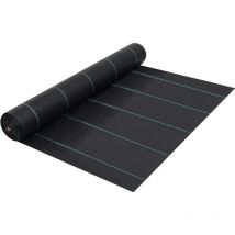 Torana - Toile de paillage Noir 2x50 m pp