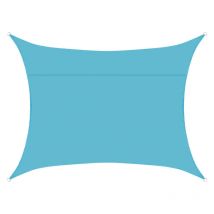 S-giant - Toile de protection solaire rectangulaire en tissu 2x3m imperméable à la lumière, avec œillets et cordes, adaptée pour jardin et terrasse