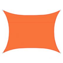 S-giant - Toile de protection solaire rectangulaire en tissu 2x3m imperméable à la lumière, avec œillets et cordes, adaptée pour jardin et terrasse