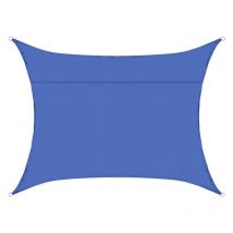 S-giant - Toile de protection solaire rectangulaire en tissu 2x3m imperméable à la lumière, avec œillets et cordes, adaptée pour jardin et terrasse