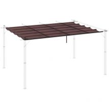 MH - Toile de rechange pergola rétractable nevas chocolat