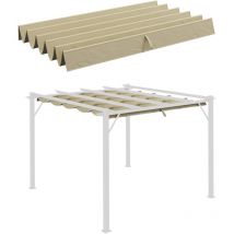 MH - Toile de rechange pergola rétractable sivis beige