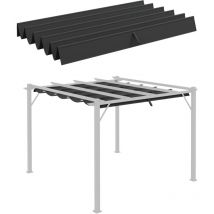 MH - Toile de rechange pergola rétractable taros grise