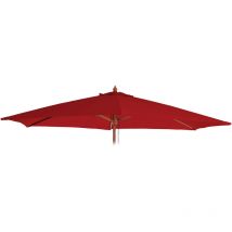 Mendler - Housse de rechange pour parasol Florida - housse de rechange pour parasol - ø 3m polyester 6 baleines - bordeaux