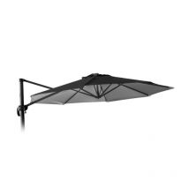 Elios Parasols - Toile de Remplacement pour parasol de jardin octogonal 3x3 Paradise Noir