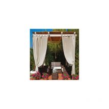 Toile de tente pour gazebo 160x270 cm en coton beige avec boucles et boutons de type Lux fabrique'e en Italie adapte'e aux gazebos et pergolas en bois