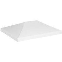 Devenirriche - Toile de toit de belvédère 270 g/m² 4x3 m Blanc - The Living Store - Blanc