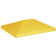 Toile de toit de belvédère, Recouvrement de remplacement d'auvent 270 g,m² 4x3 m Jaune CON267617 design in