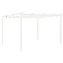 Toile de toit écrue pour tonnelle 3x4m Isla - toile de rechange pergola. toile de remplacement