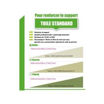 Adfors Saint-gobain - Toile de verre à peindre Standard maille rouleau de 12.50x1m - decoralia