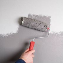 Fresco - Rouleau de fibre de verre lisse Prête à l'emploi 150gr 2500 x 100cm Blanc - Couvrance 25m² - Revêtement Isolant, Rénovation Et Protection