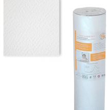 Rénov'lisse - Toile de verre thermo acoustique motif Crépi 500g/m² 10m²