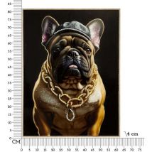 Toile décorative Bully 62 x 4 x 82 cm