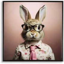 Mauro Ferretti - Toile décorative Bunny 62.5 x 2.8 x 62.5 cm