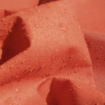 Toile d'ombrage pergola 6x3m imperméable avec œillets à poser sur une structure Couleur: Terracotta
