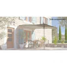 Couleurs Du Monde - Toile D'Ombrage En Polyester 200Gr/M² Pour Tonnelle Luberon - Coloris Beige Clair