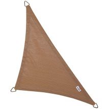 Nesling - Voile d'ombrage triangulaire Coolfit sable 4 x 4 x 5,7 m