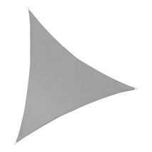Ideprice - Toile d'ombrage triangulaire 3 mètres Gris foncé